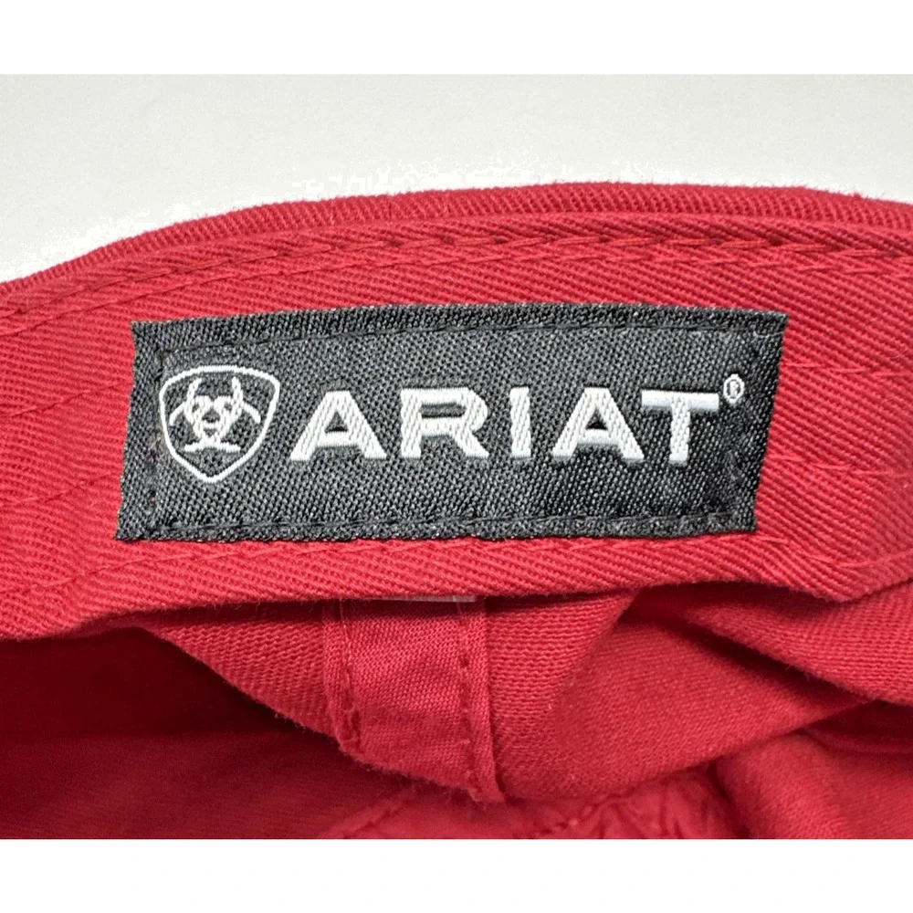 ARIAT Women's Red Distressed Light Weight Lace Baseball Cap